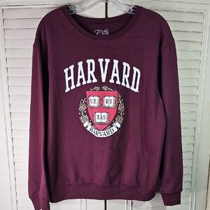 Sweatshirt Harvard By Gold Rush Size XXL Maroon White
